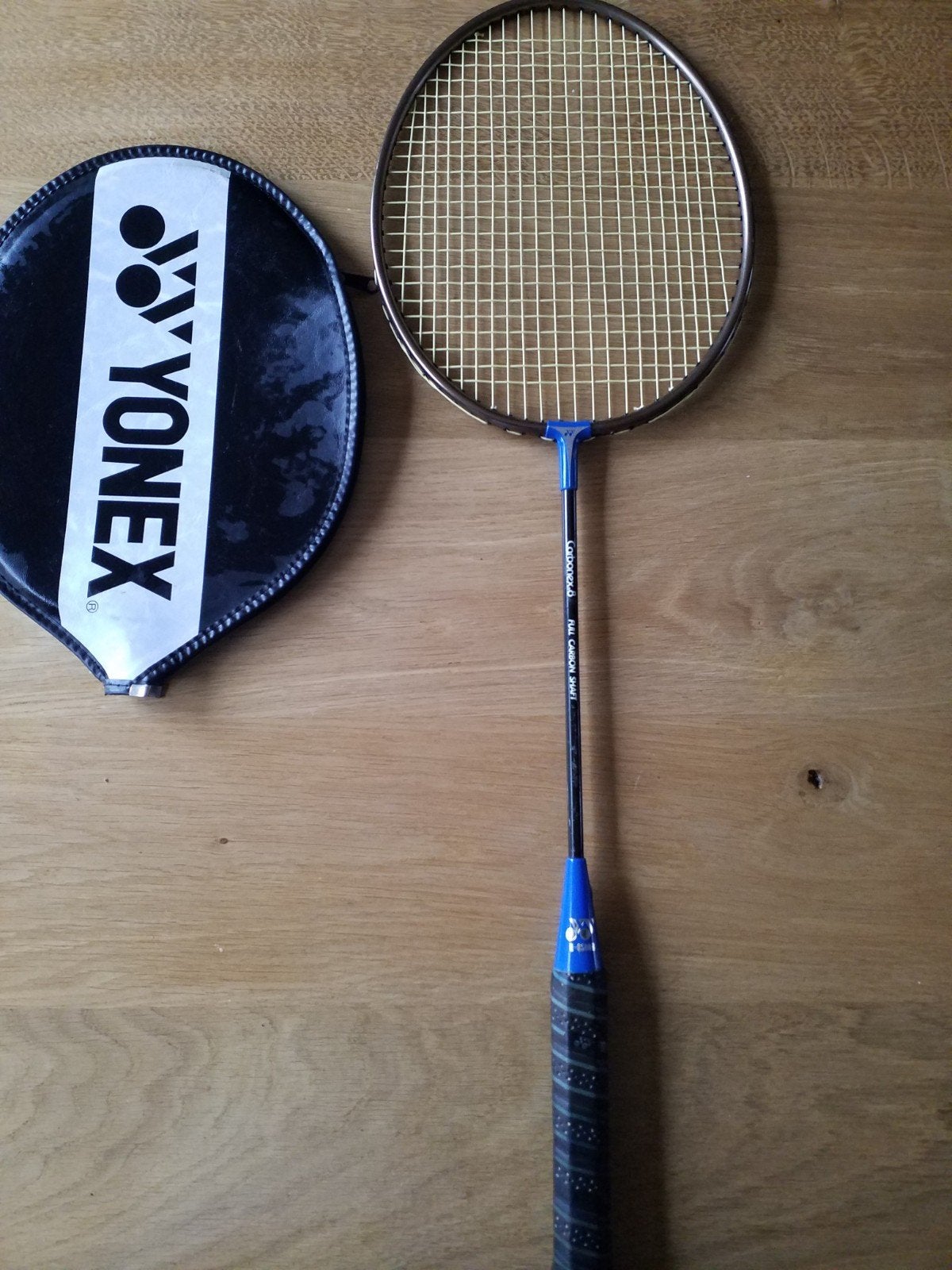 Yonex Carbonex 8 Badminton Racket met Hoes, Ophalen of Verzenden, Gebruikt, Racket(s)