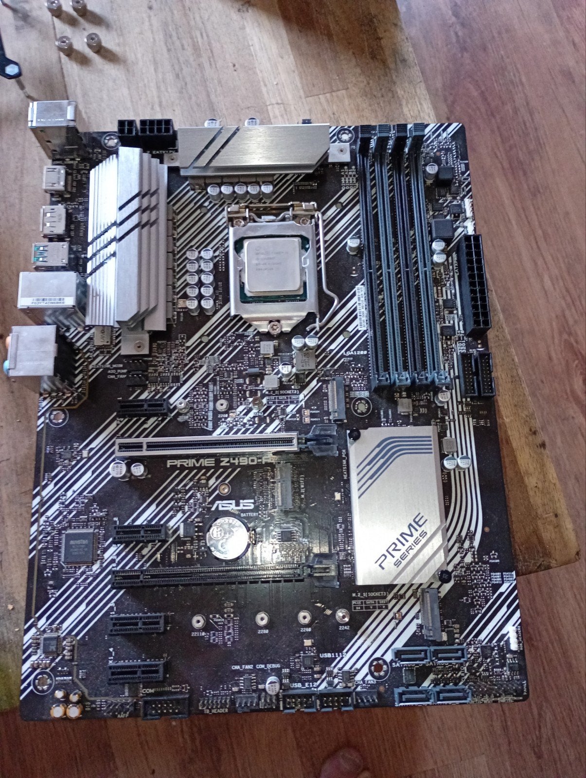 ASUS Prime Z490-P Moederbord met Intel Core i5-processor, Computers en Software, LGA1200, Gebruikt, DDR4, Ophalen of Verzenden