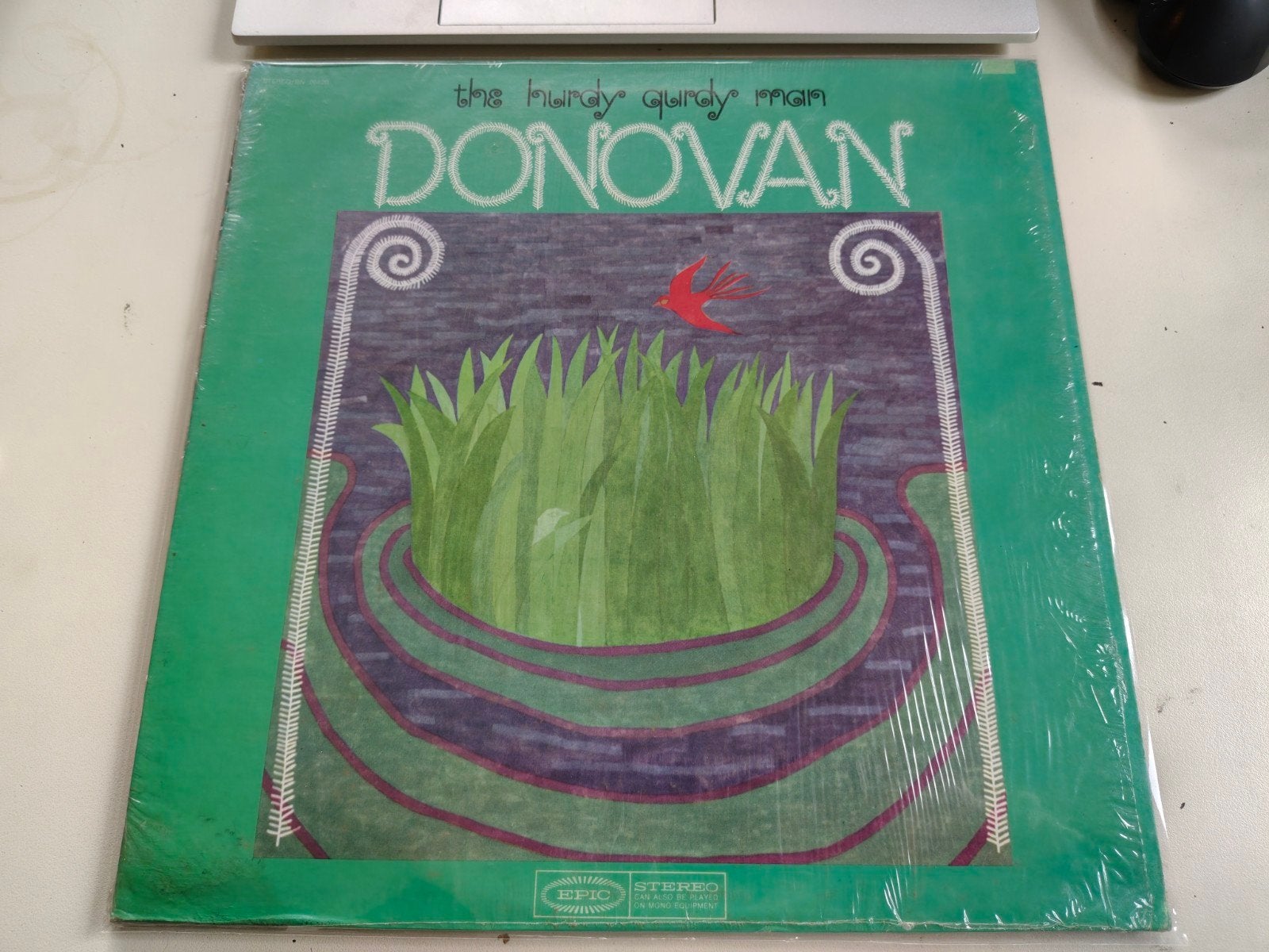 60's psych folk rock DONOVAN : HURDY GURDY MAN, Ophalen of Verzenden, 12 inch, Folk Rock