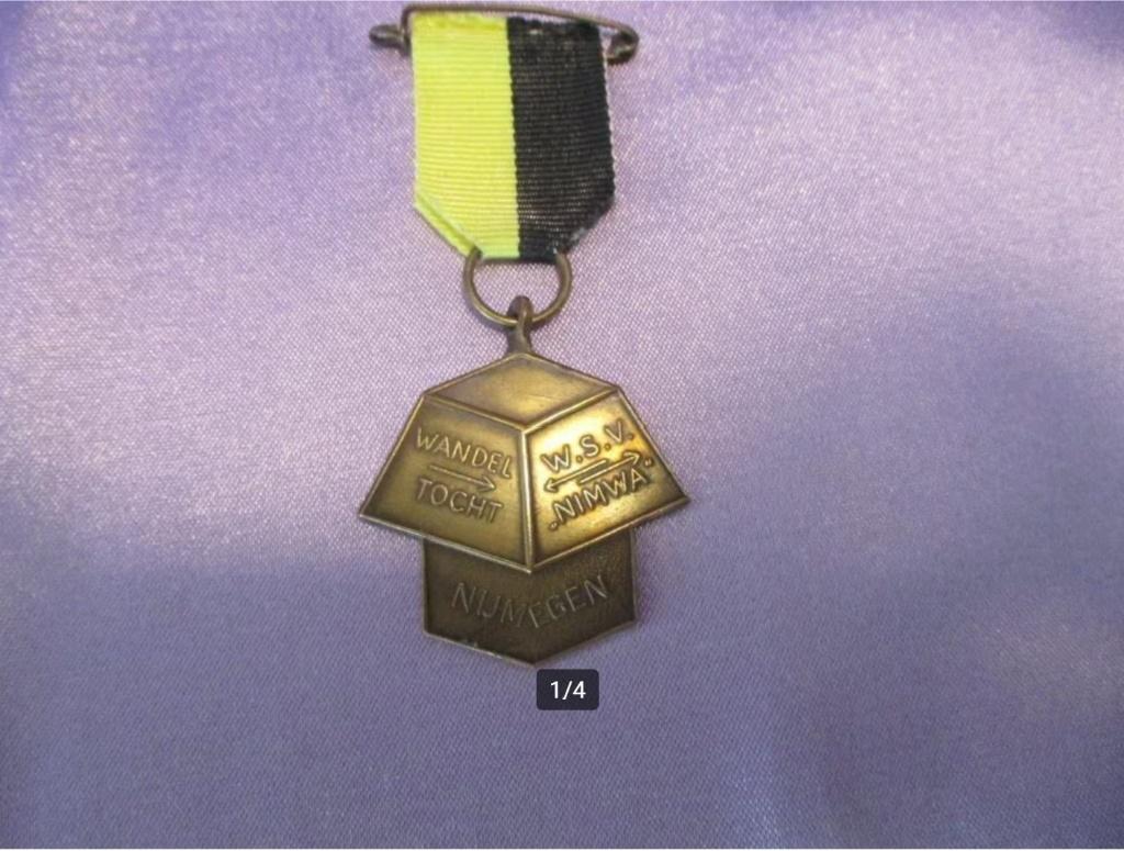 Medaille ‘Wandeltocht W.S.V. NIMWA Nijmegen', Verzenden, Brons, Nederland