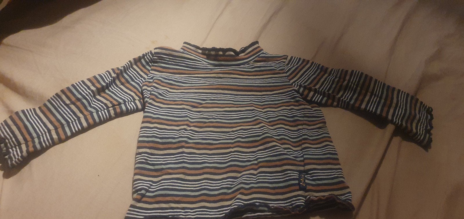 Gestreept T-shirt maat 80/86, Kinderen en Baby's, Babykleding | Maat 80, Ophalen of Verzenden, Gebruikt, Jongetje of Meisje, Shirtje of Longsleeve