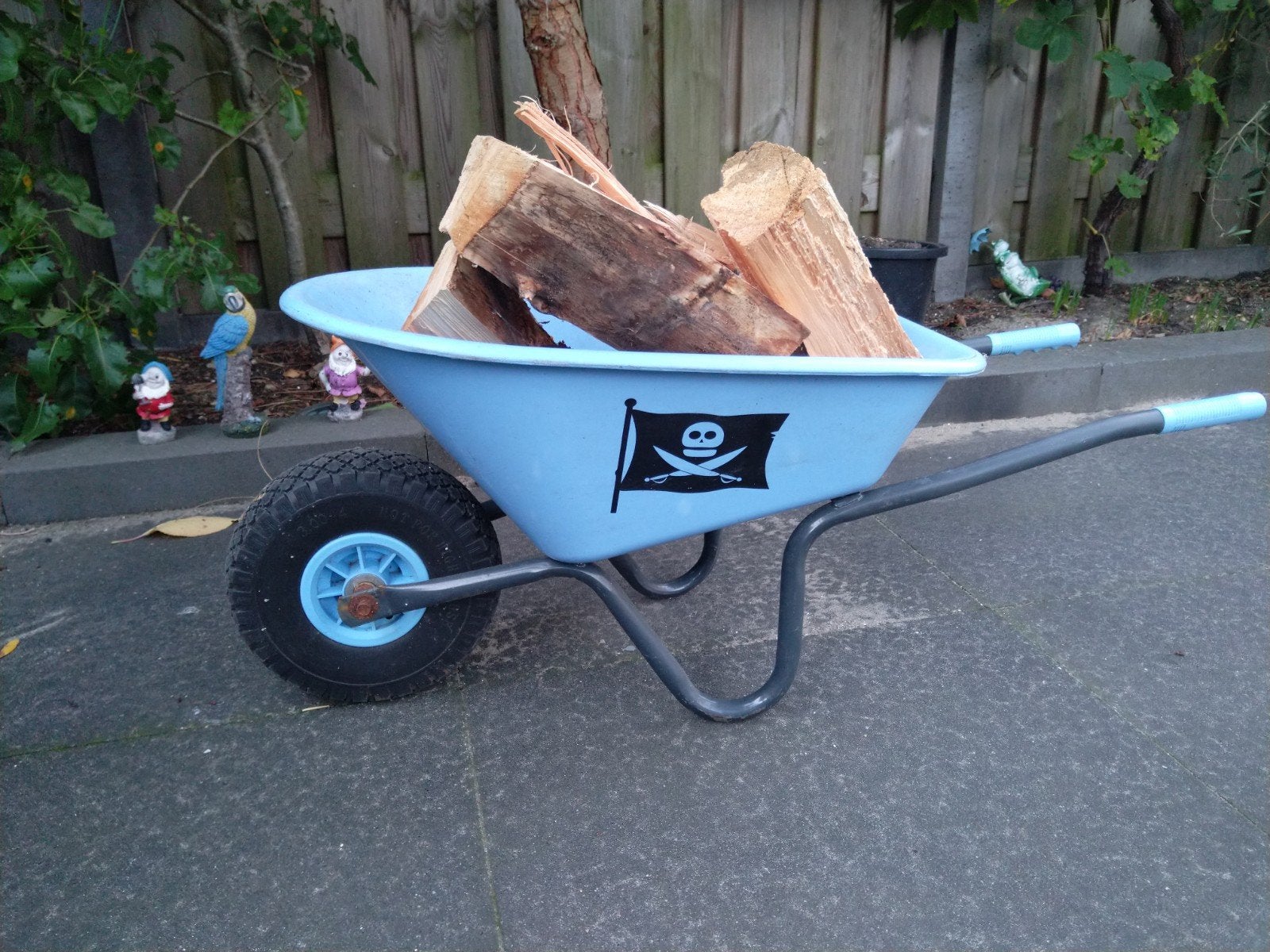 Kinder kruiwagen, Ophalen, Gebruikt, Handmatig, Eenwielig