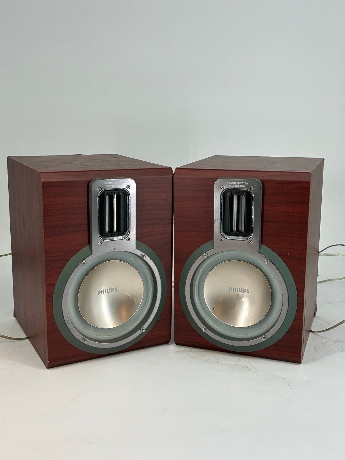Philips Boekenplank Luidsprekers - ribbon tweeters, Philips, Gebruikt, Ophalen of Verzenden, Minder dan 60 watt