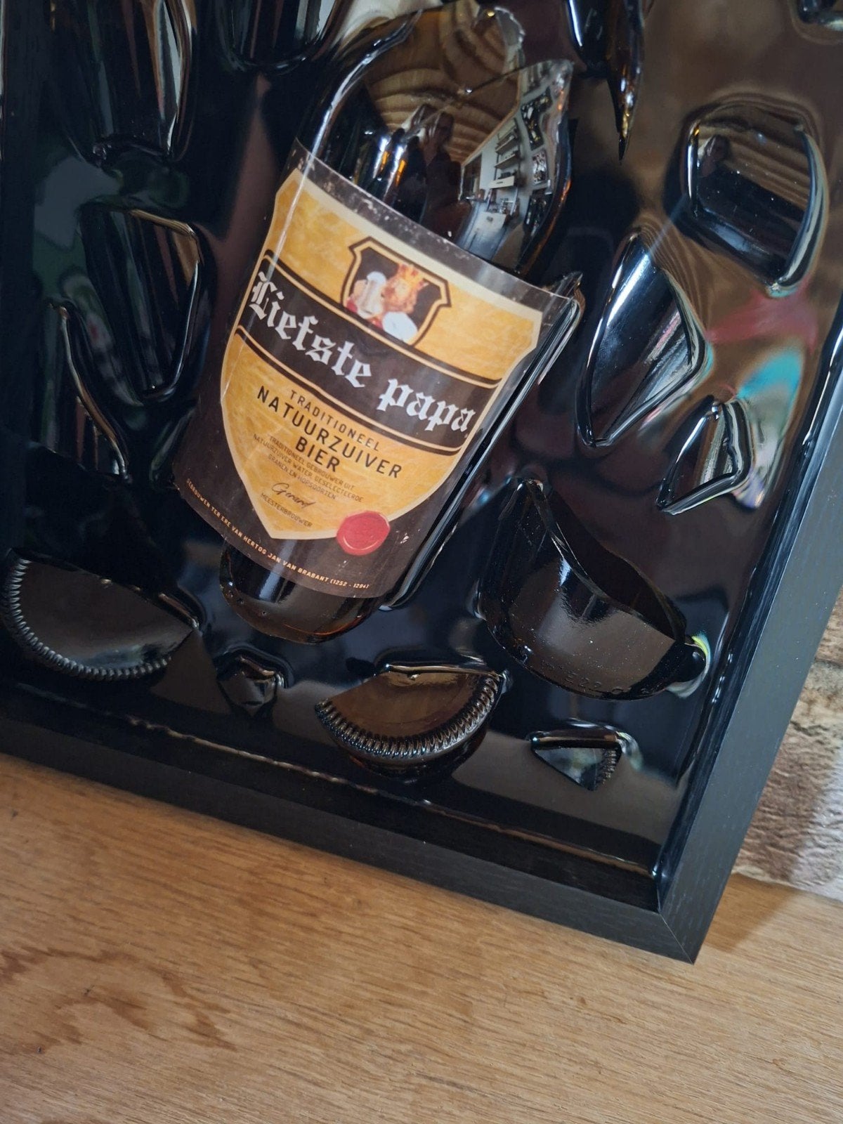 Hertog Jan flesje met liefste Papa in Epoxy, Ophalen of Verzenden, Nieuw
