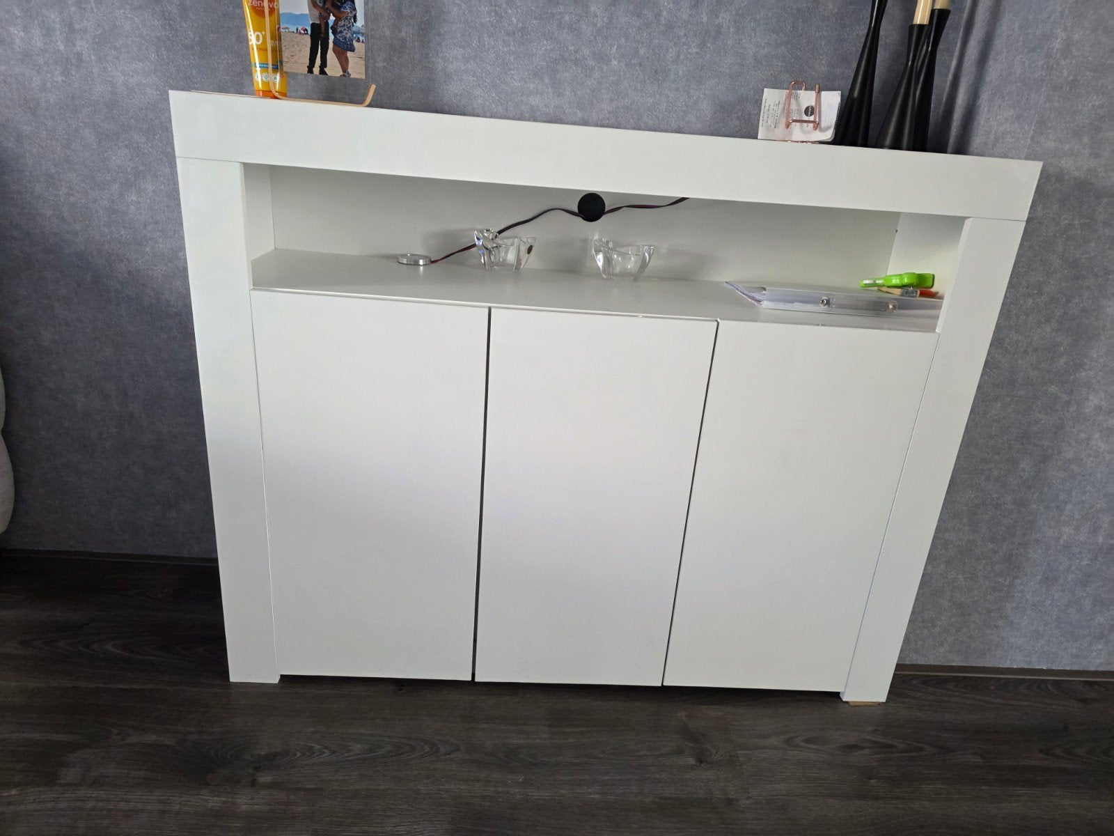 Zo goed als nieuwe witte kast, Huis en Inrichting, Ophalen, Overige materialen, Met deur(en), 100 tot 150 cm