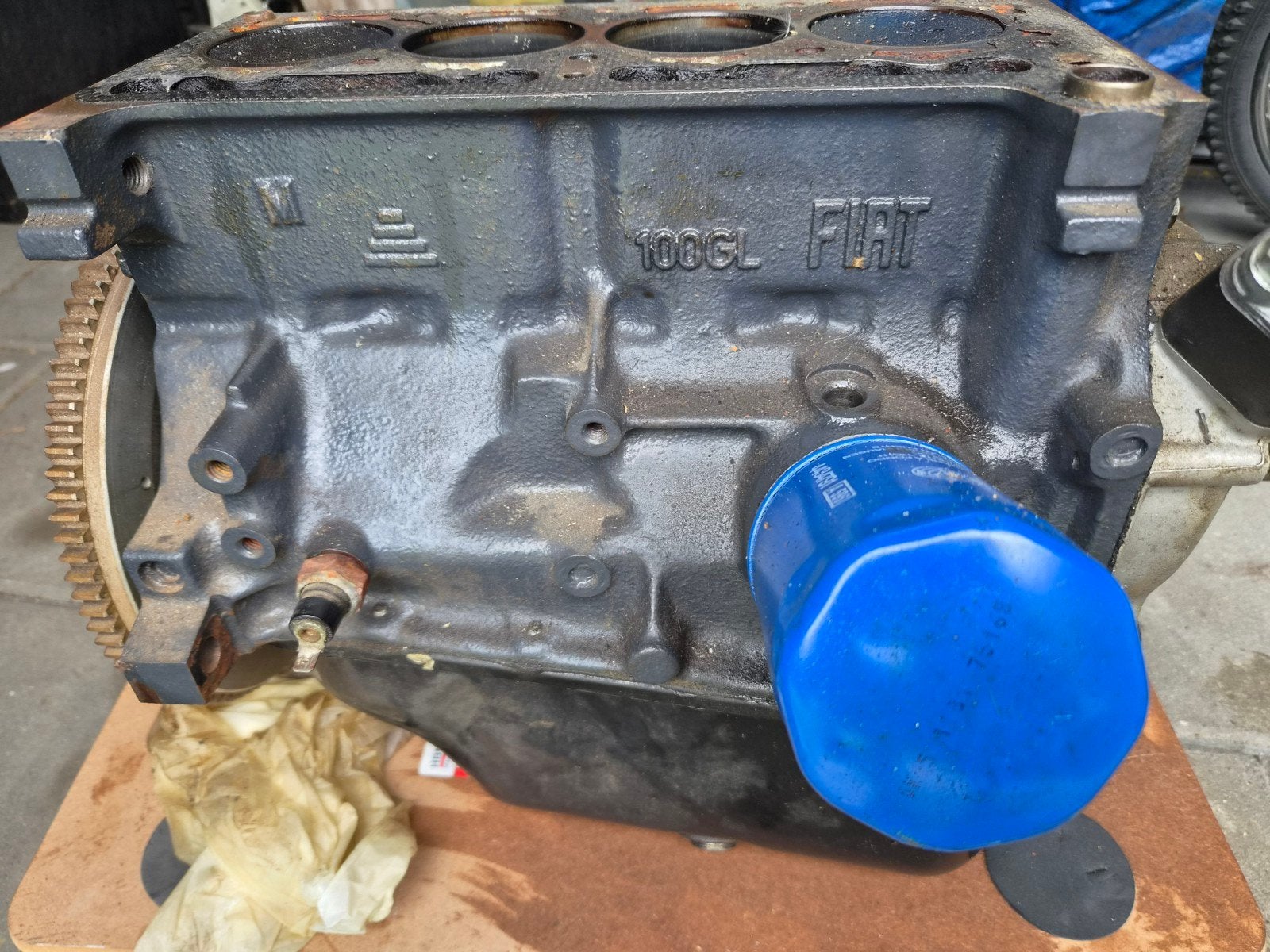 fiat 127 motor, Ophalen, Fiat