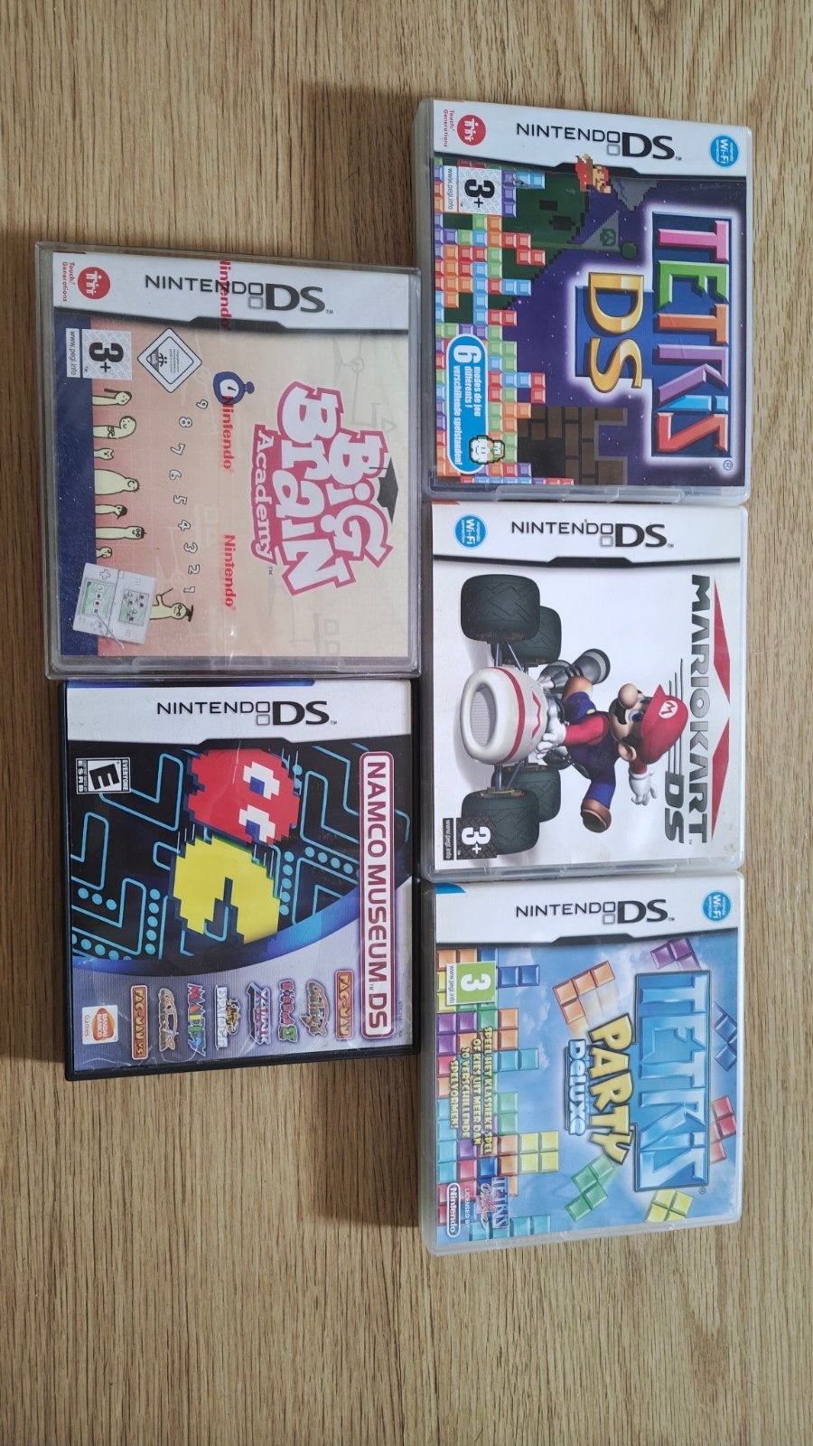5 Nintendo ds games(zie beschrijving), Ophalen, Puzzel en Educatief, 1 speler, Zo goed als nieuw
