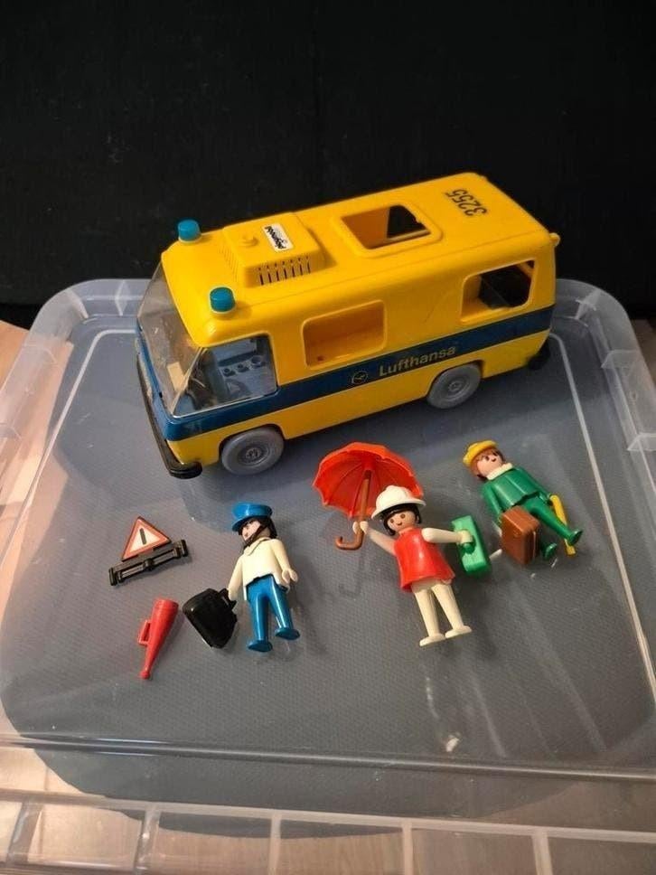 Playmobil 3255 Lufthansa Bus, Kinderen en Baby's, Speelgoed | Playmobil, Ophalen of Verzenden, Gebruikt