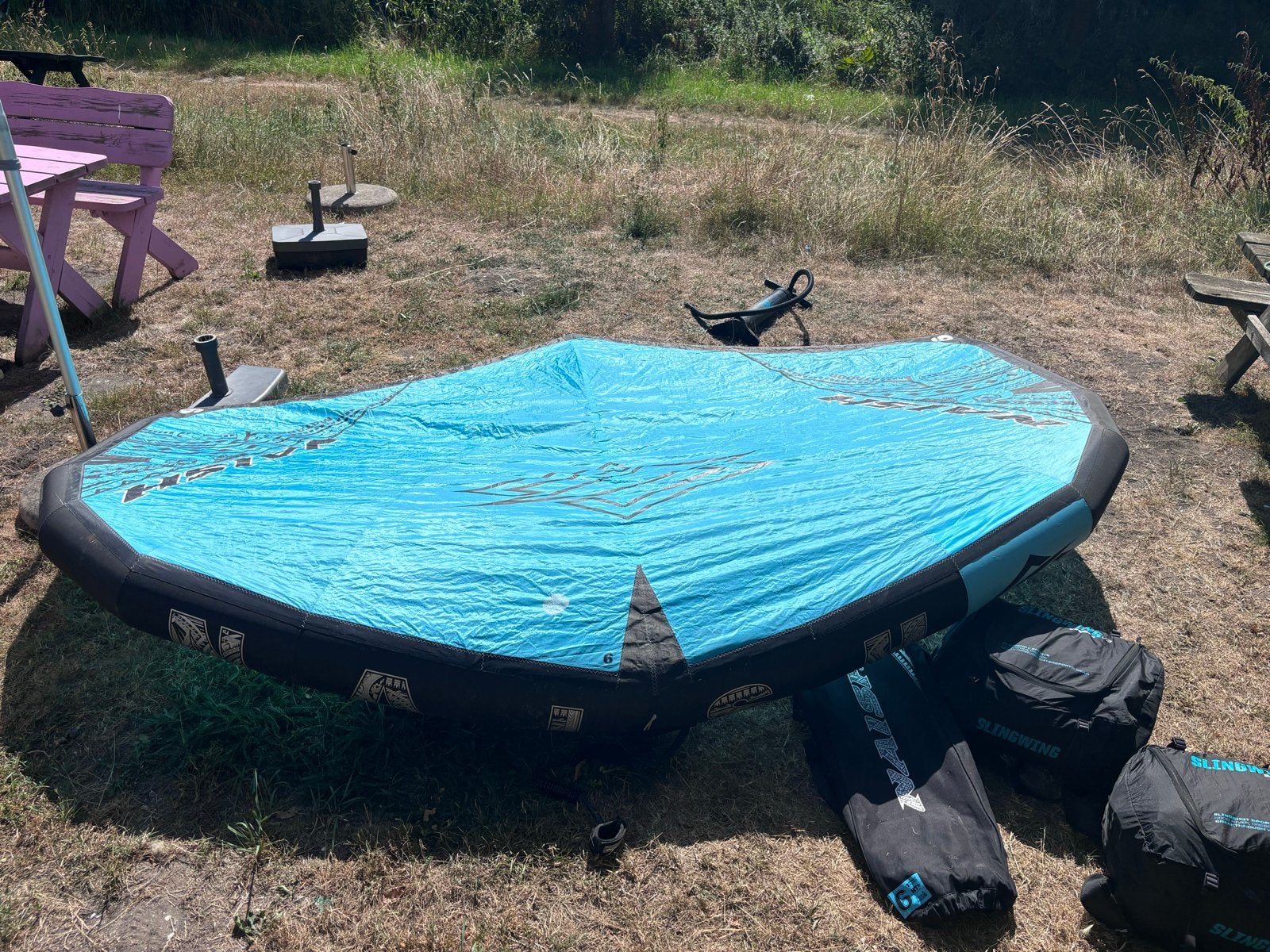 Naish Matador V2 Ltd Wing 6m - Zo goed als nieuw, Watersport en Boten, Wingsurfen, Ophalen of Verzenden, Zo goed als nieuw, Wingsurf-wing