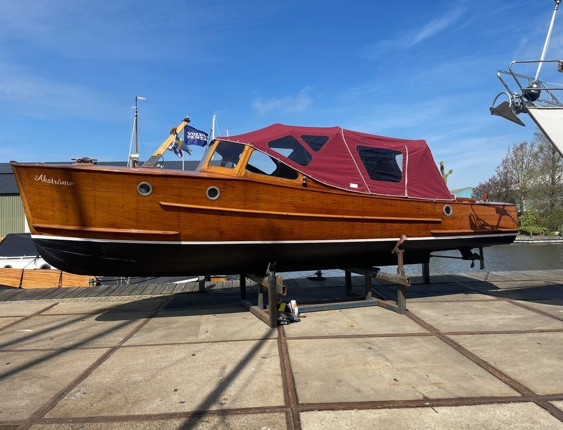 Forslund klassieke motorboot  | Nanni diesel | vaarklaar, Watersport en Boten, Ophalen, Overige merken, Gebruikt, Afdekzeil
