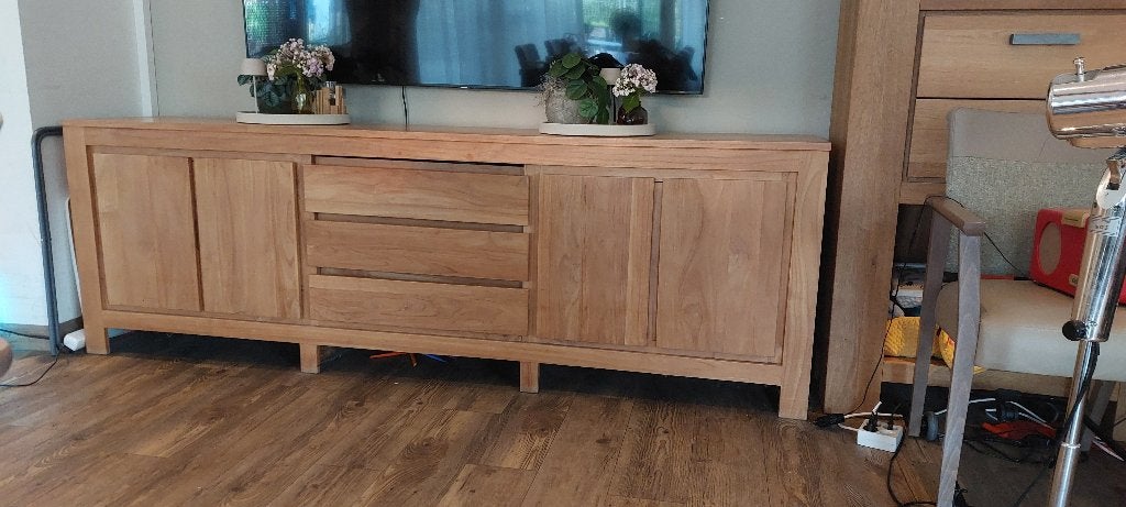 Mooi groot dressoir, Huis en Inrichting, Ophalen, Zo goed als nieuw, 25 tot 50 cm, 200 cm of meer