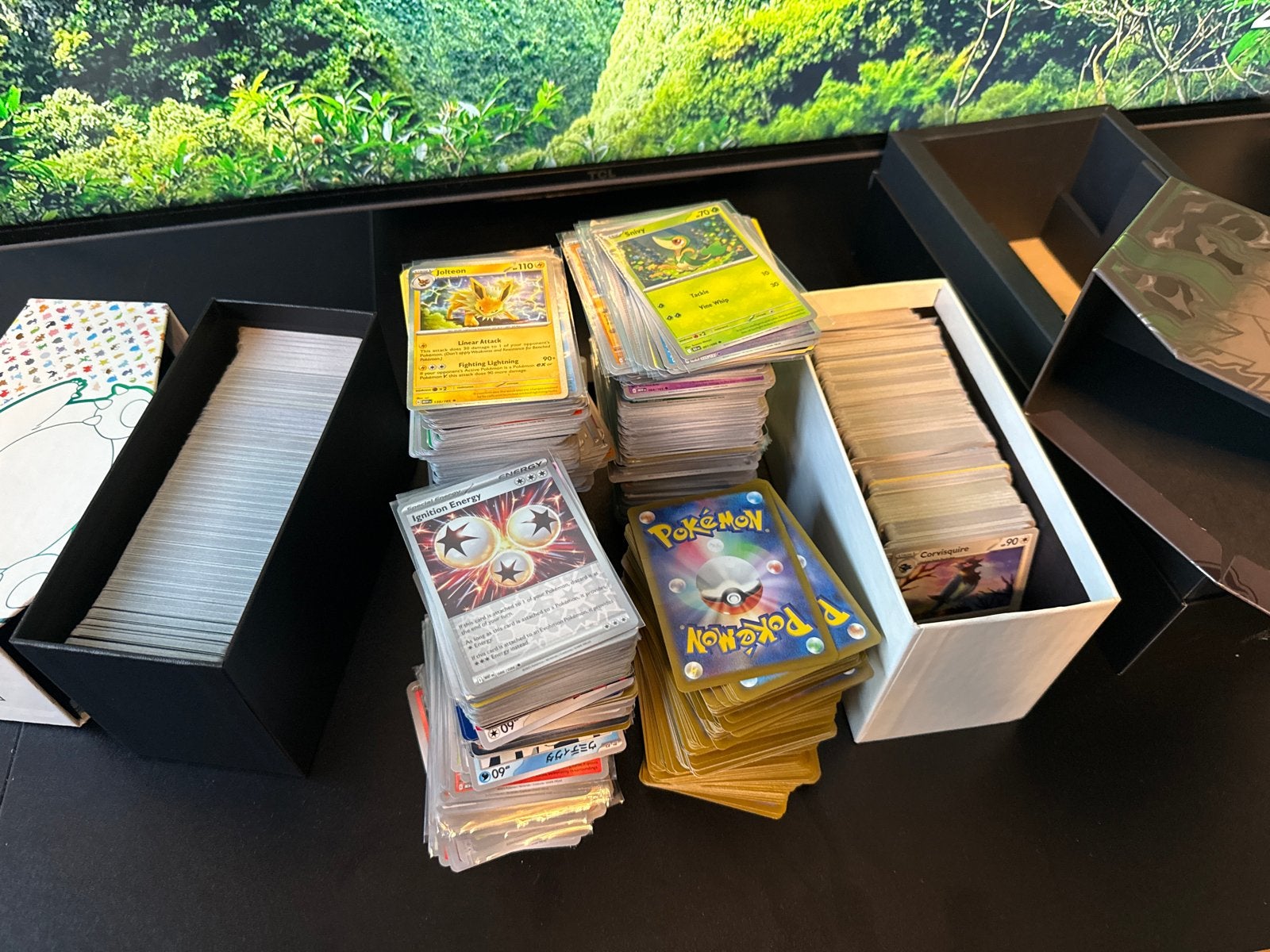 3000+ Pokémon kaarten: Engels & Japans, perfecte staat, Ophalen of Verzenden, Zo goed als nieuw, Meerdere kaarten
