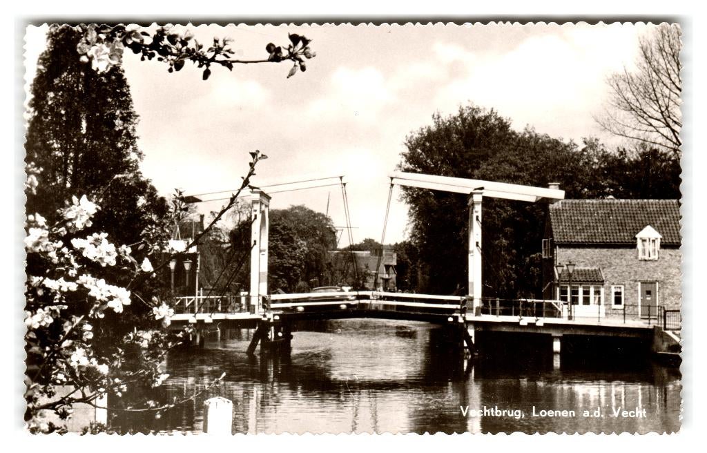 Loenen aan de Vecht, Vechtbrug, Verzenden, 1940 tot 1960, Gelopen, Utrecht