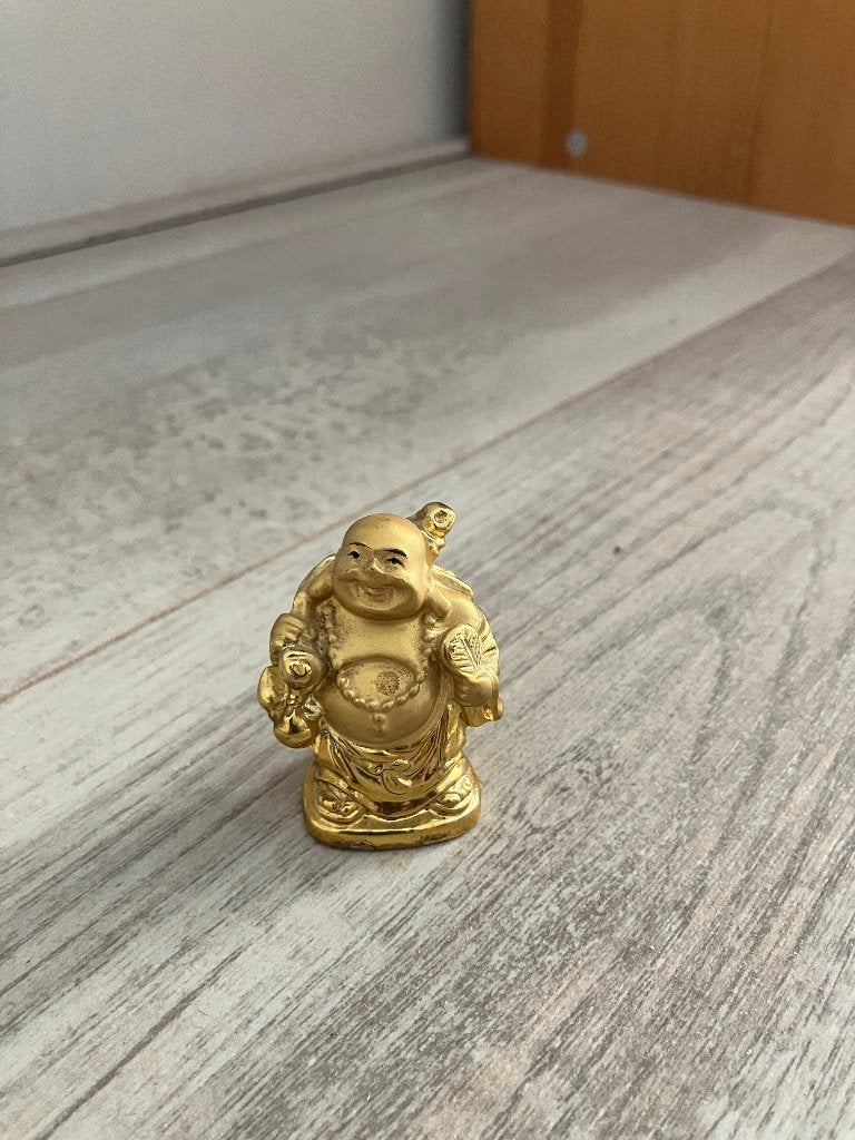 Beeldje van de lachende monnik Budai, Ophalen of Verzenden, Zo goed als nieuw, Religie