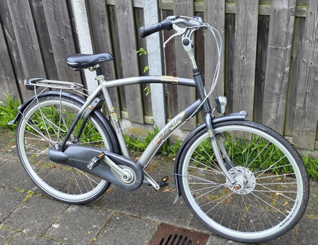 Te koop gazelle heren fıets, Fietsen en Brommers, Fietsen | Heren | Herenfietsen, Ophalen, Versnellingen, Zo goed als nieuw, 57 tot 61 cm