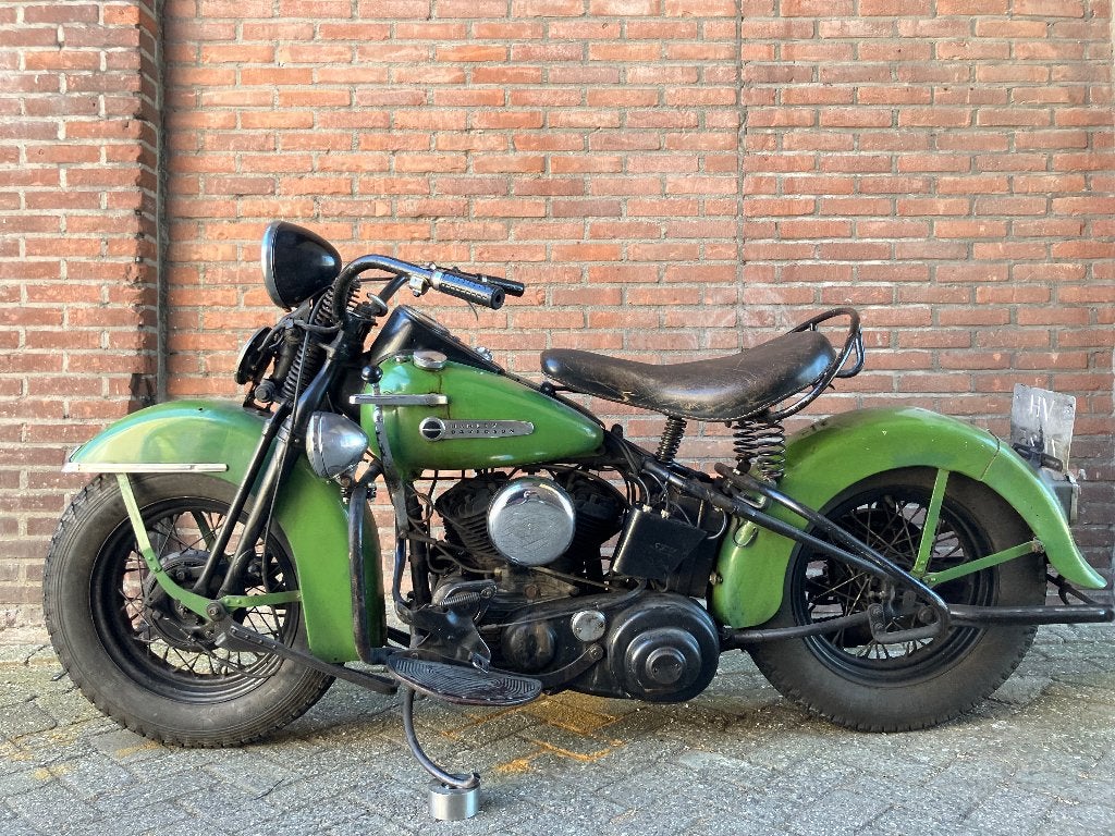 Harley Davidson wl 1950, 750 cc, 2 cilinders, Chopper, Gebruikt