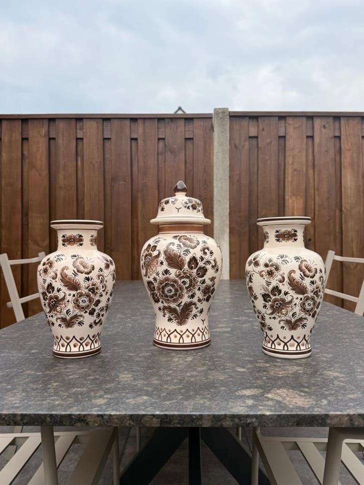 Complete 3-delige set Delft Holland Leyden, Ophalen