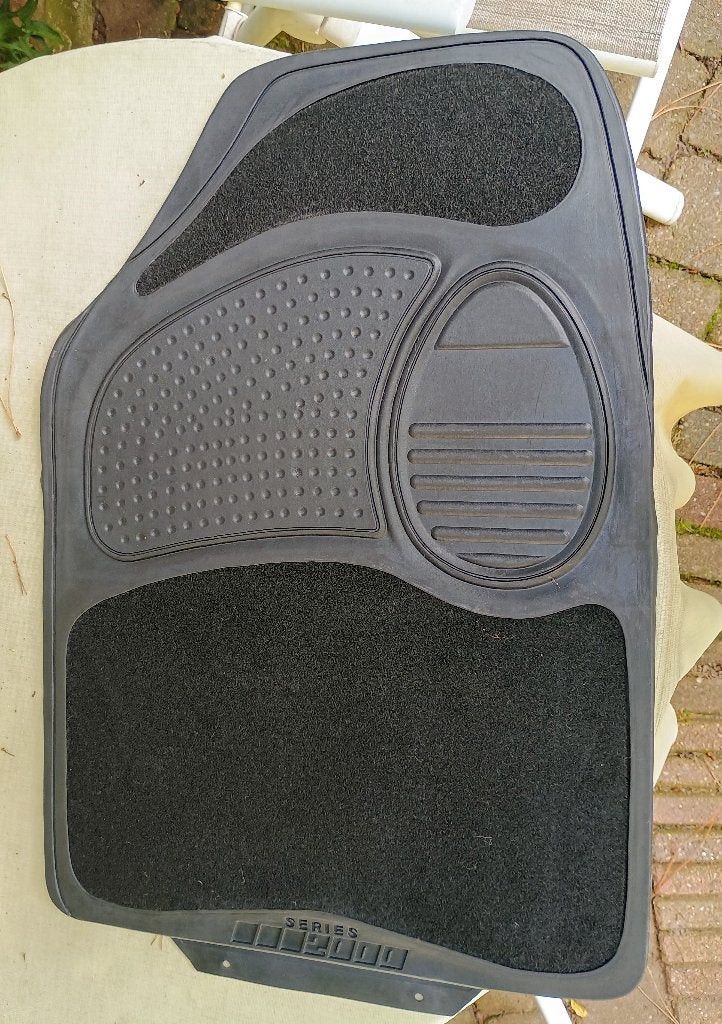 Automat rubber zwart - bestuurder Partner / Berlingo 75x50cm, Ophalen of Verzenden, Nieuw