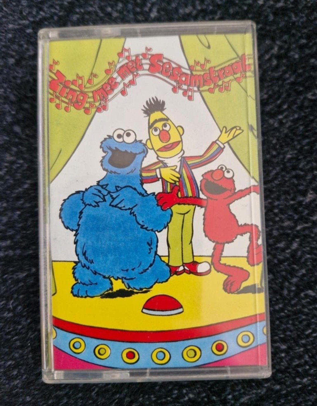 Zing mee met Sesamstraat cassettebandje, Gebruikt, Kinderen en Jeugd, 1 bandje, Ophalen of Verzenden