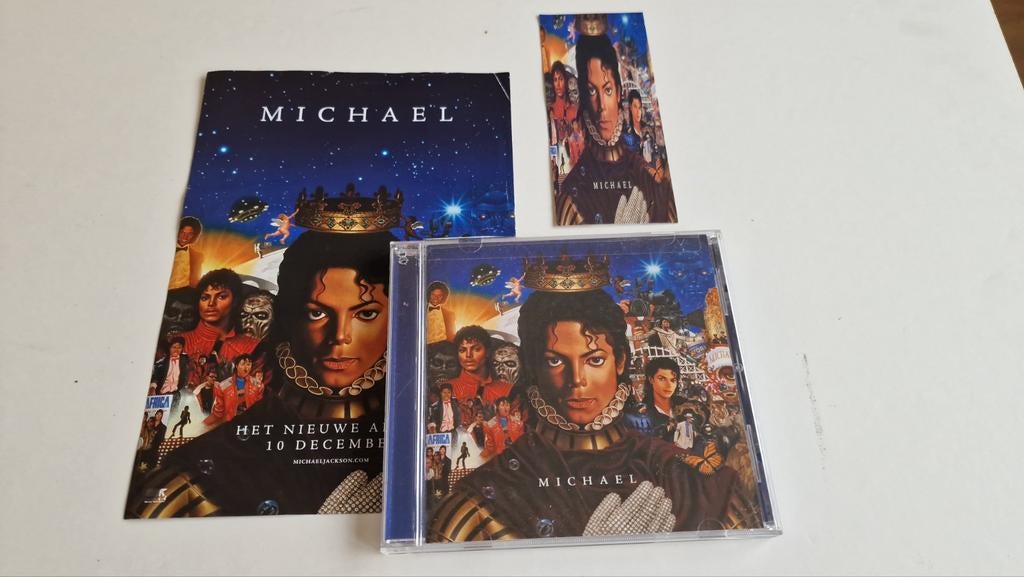 Michael Jackson CD + Promotiemateriaal (Michael album), Ophalen of Verzenden, 2010 - 2019, Zo goed als nieuw