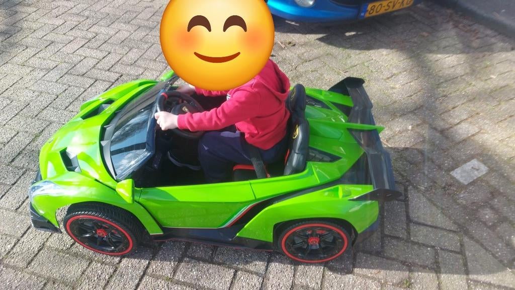 Goed werkende bestuurbare kinder Lamborghini auto, Ophalen, Gebruikt