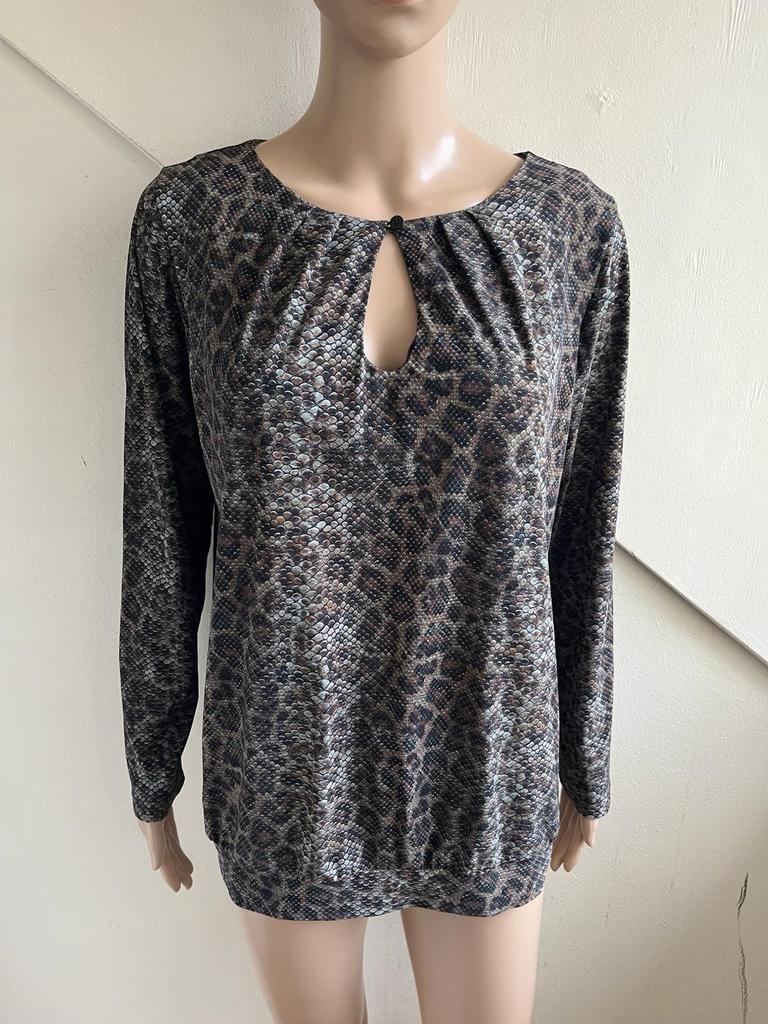 Studio Anneloes travelstof top maat 40 slangenprint, Maat 38/40 (M), Ophalen of Verzenden, Zo goed als nieuw, Lange mouw