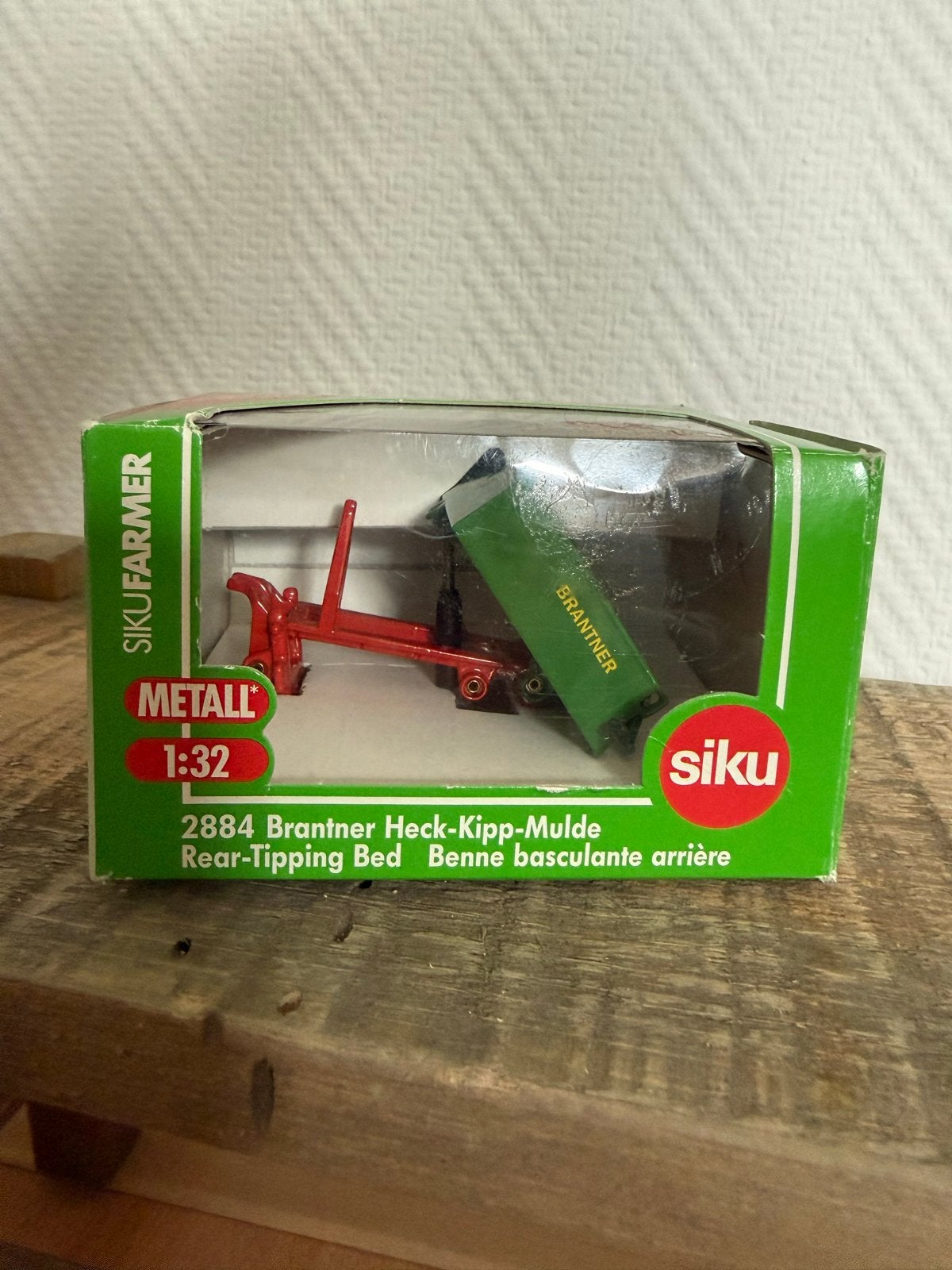 Siku Farmer 2884 Brantner Heck-Kipp-Mulde 1:32, Ophalen, Nieuw