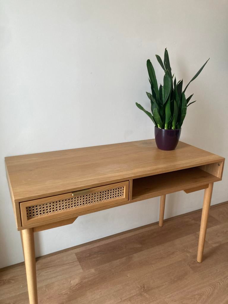 La Redoute bureau met lade, Huis en Inrichting, Bureaus, Overige typen, Gebruikt, Bruin, Ophalen of Verzenden