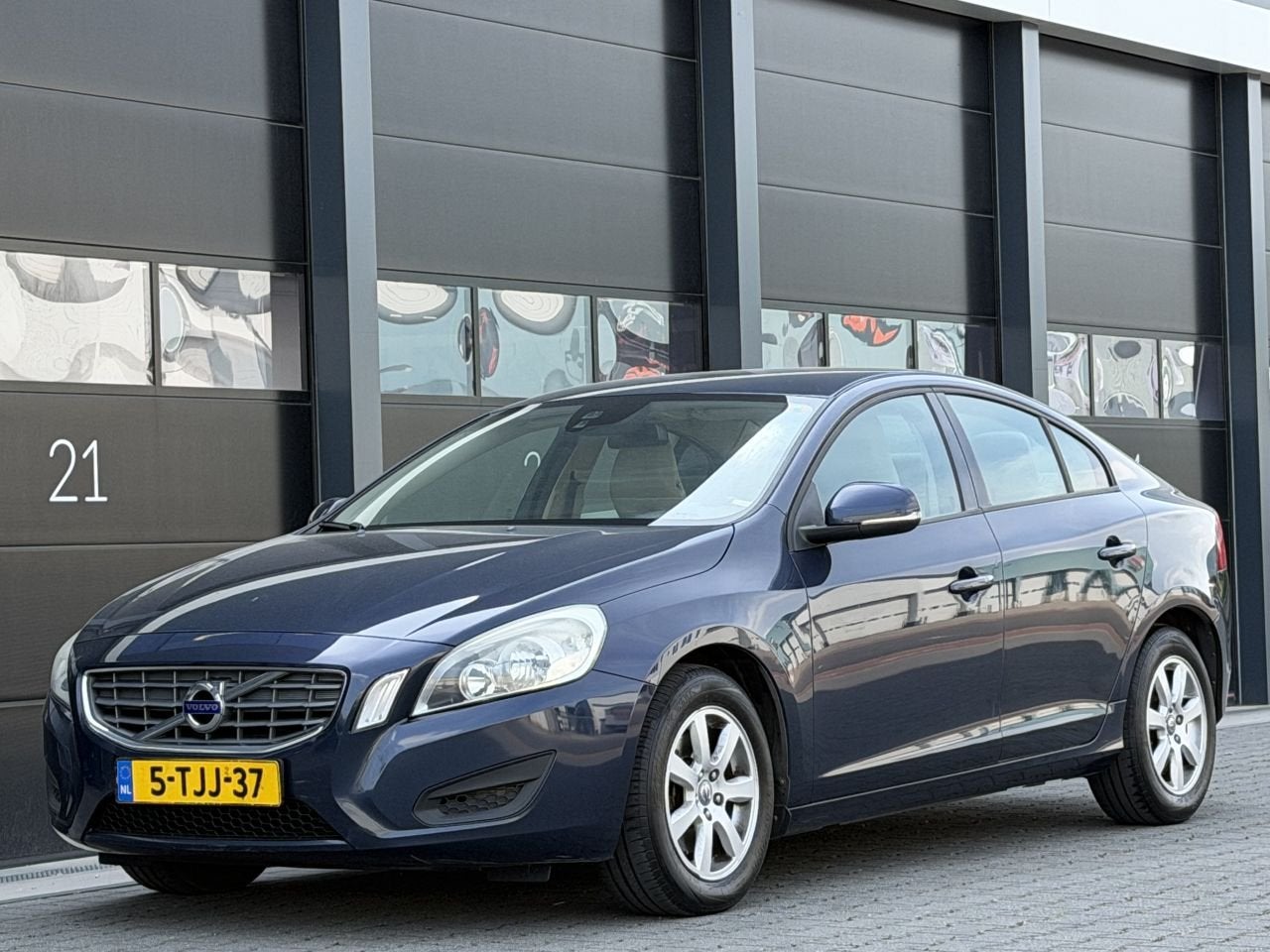 Volvo S60 1.6 D2 Summum Leer PDC Clima (bj 2013), Voorwielaandrijving, Parkeersensor, 4 cilinders, Blauw