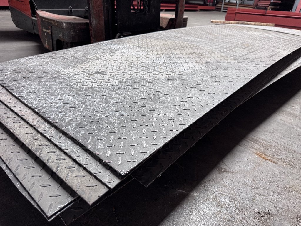 Partij stalen traanplaten - traan plaat -  3000x1000mm, Doe-het-zelf en Verbouw, Metalen, Ophalen, Gebruikt, Net, Nvt