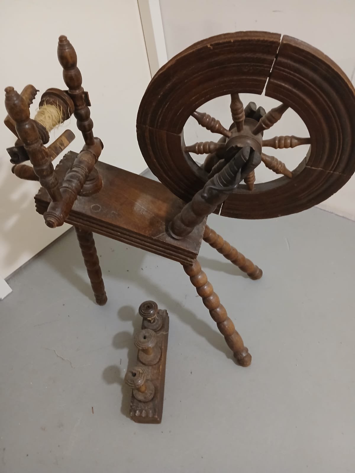 Spinnenwiel, Hobby en Vrije tijd, Ophalen, Gebruikt, Spinnewiel