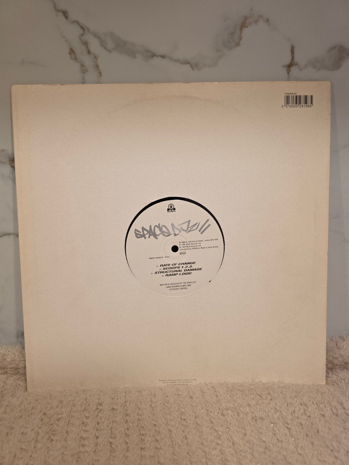 Space DJz – Rate Of Change (12", NovaMute, 1997), Ophalen of Verzenden, Gebruikt, 12 inch, Techno of Trance