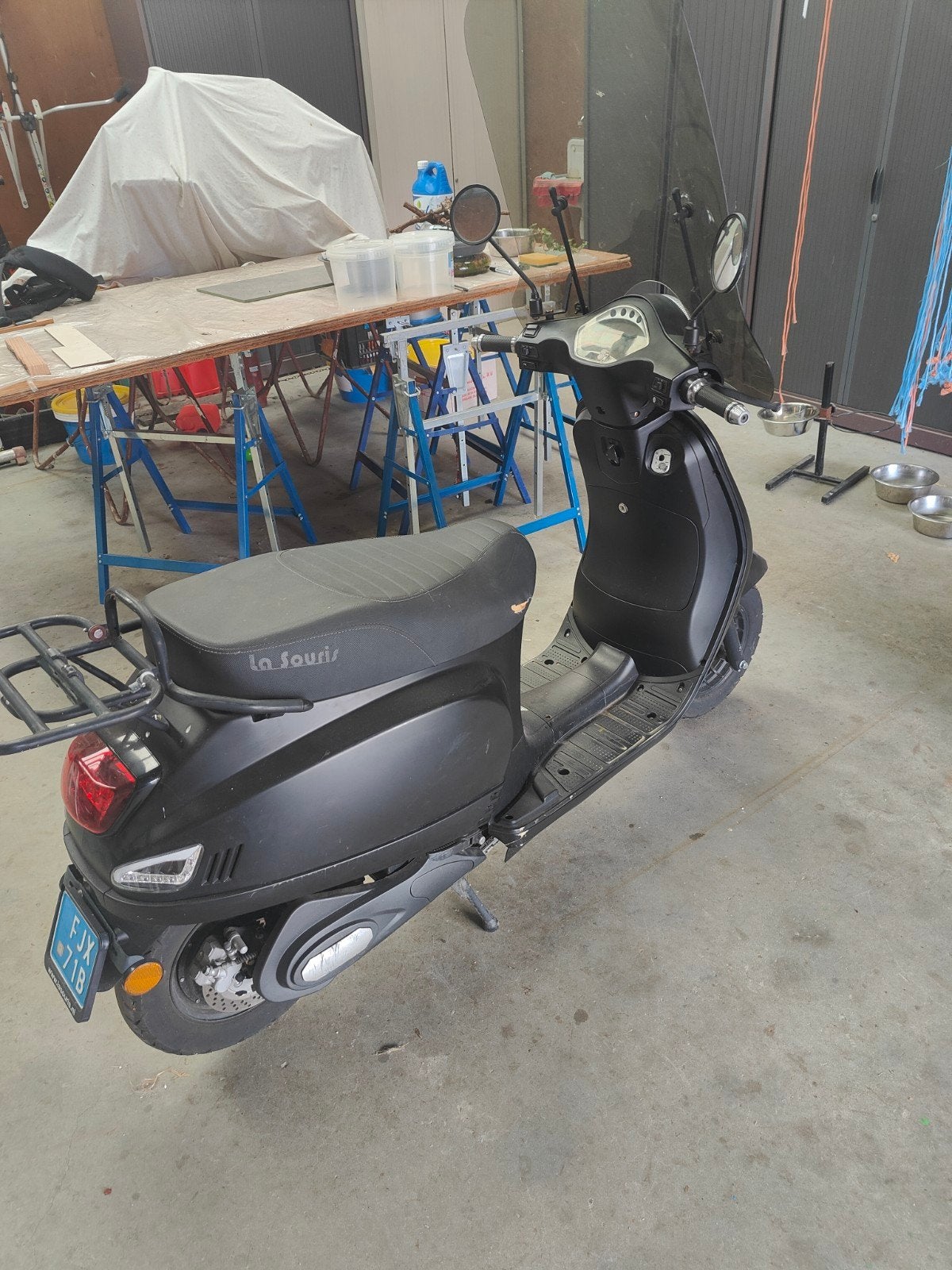 E-Sourini elektrische scooter, Fietsen en Brommers, Snorfietsen en Snorscooters, Gebruikt, Elektrisch, Ophalen, Overige merken
