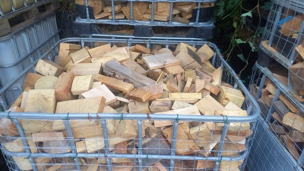 Openhaardhout, stookhout droog Robinia, Tuin en Terras, Haardhout, 6 m³ of meer, Ophalen of Verzenden, Overige houtsoorten, Blokken