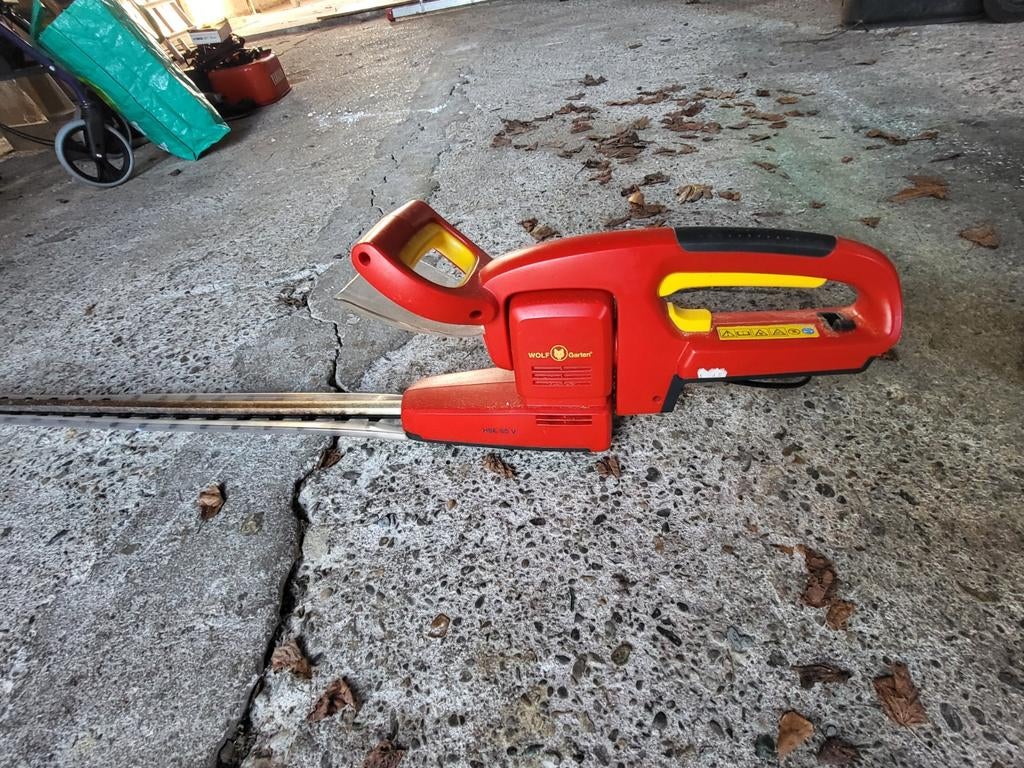 Elektrische heggenschaar - Wolf Garten, Ophalen of Verzenden, Gebruikt, Elektrisch, Wolf Garten