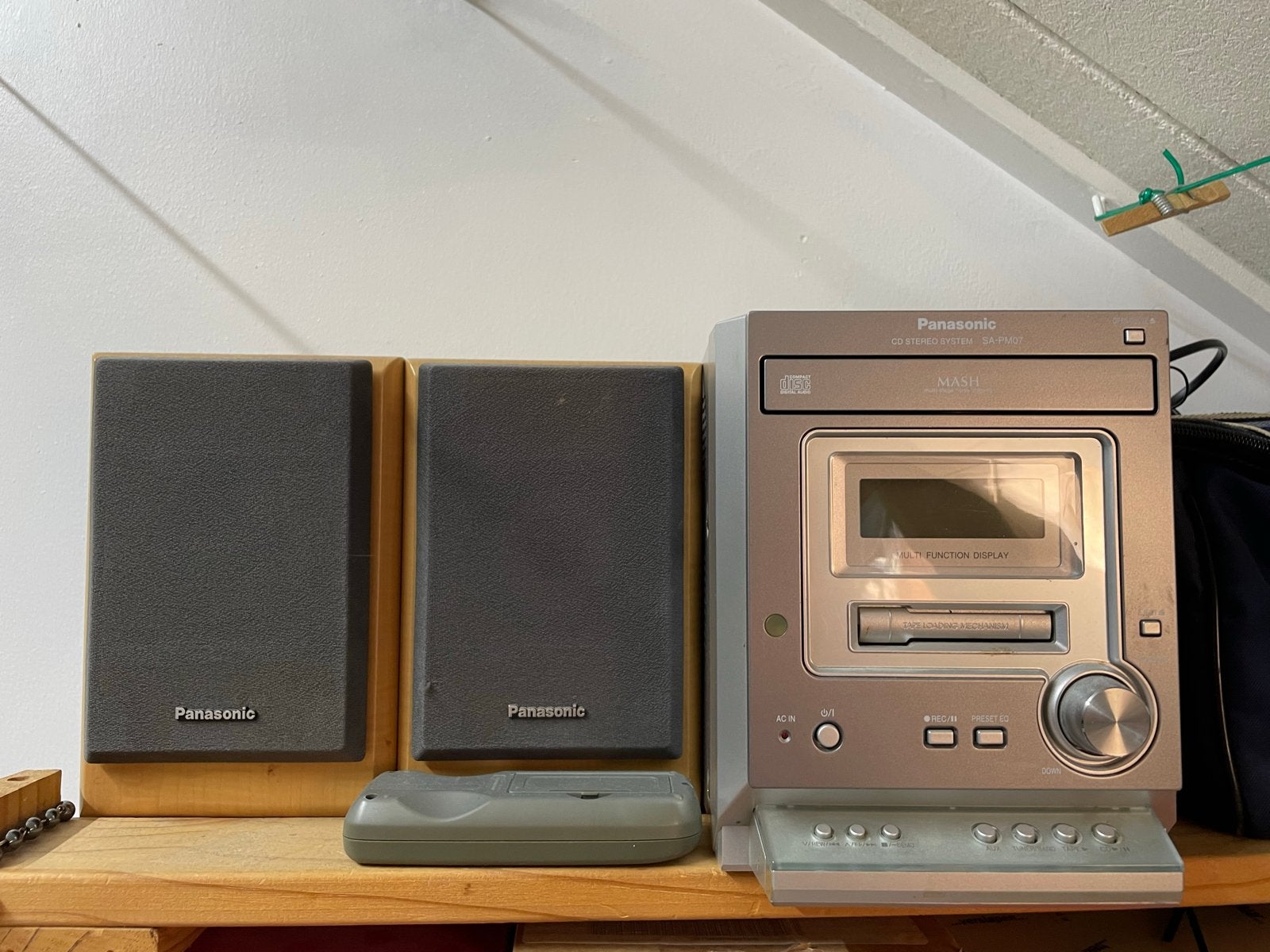 Panasonic SA-PM11 Microset met CD+cassette speler en radio, Audio, Tv en Foto, Stereo-sets, Gebruikt, Microset, Cd-speler, Ophalen