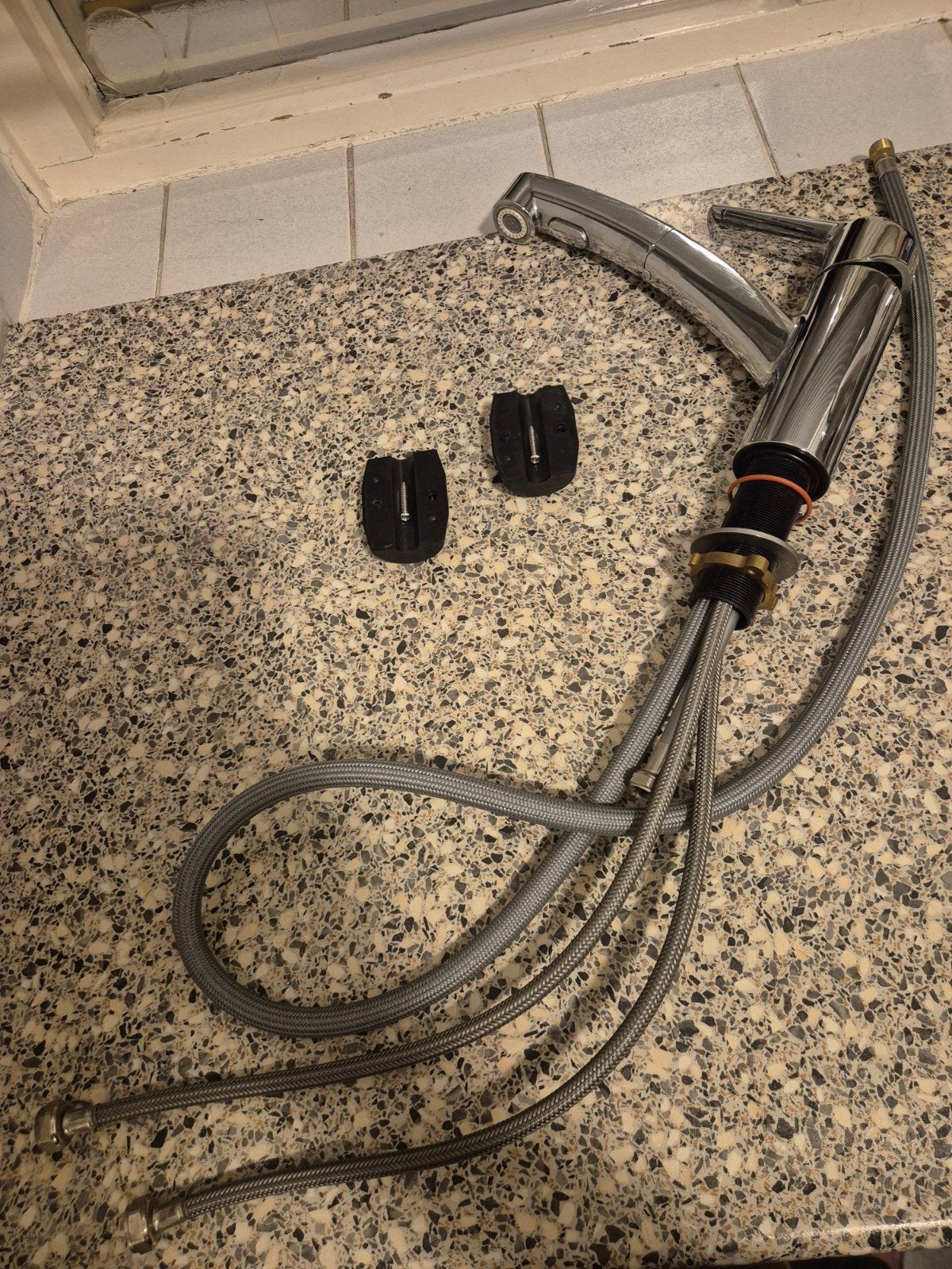 GROHE Eurosmart keukenkraan / kraan met uittrekbare douche, Ophalen of Verzenden, Zo goed als nieuw, Chroom, Kraan