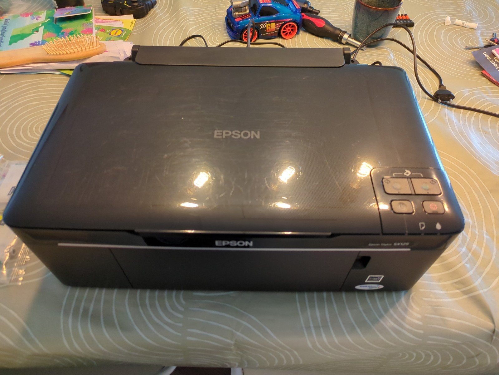 Epson Stylus SX125 met 4 hervulbare cartridges, Ophalen, Gebruikt, Printer, Inkjetprinter
