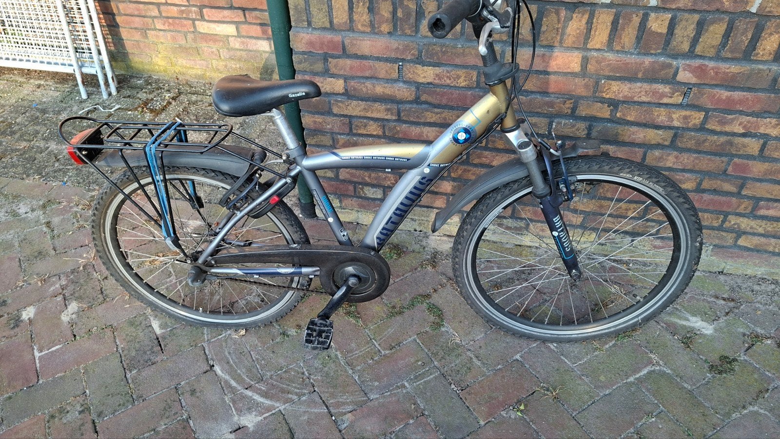 sloop fiets voor onderdelen 24 inch, Ophalen, Velgrem, Versnellingen, Gebruikt