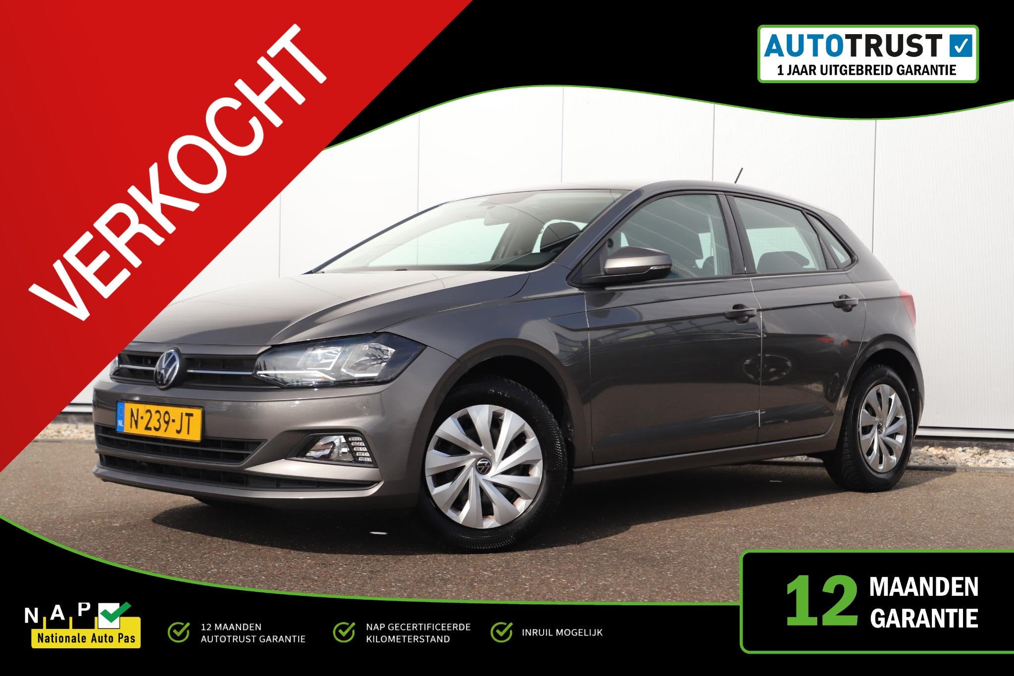 Volkswagen Polo 1.0 TSI Comfortline 95PK NAP Navigatie Achte