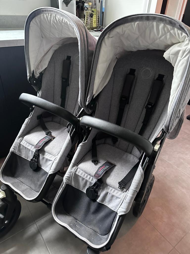 Bugaboo donkey duo tweelingwagen, Ophalen, Gebruikt, Bugaboo, Combiwagen