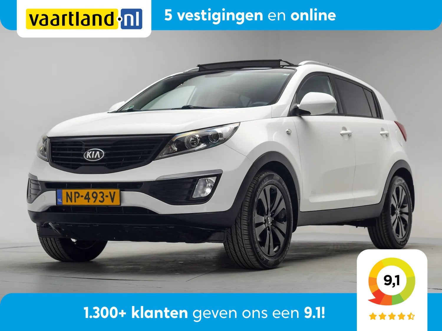 Kia Sportage 2.0 Plus Pack Aut. [ Schuif/kanteldak Camera Cr, Auto's, 1998 cc, 4 cilinders, Handgeschakeld, SUV of Terreinwagen