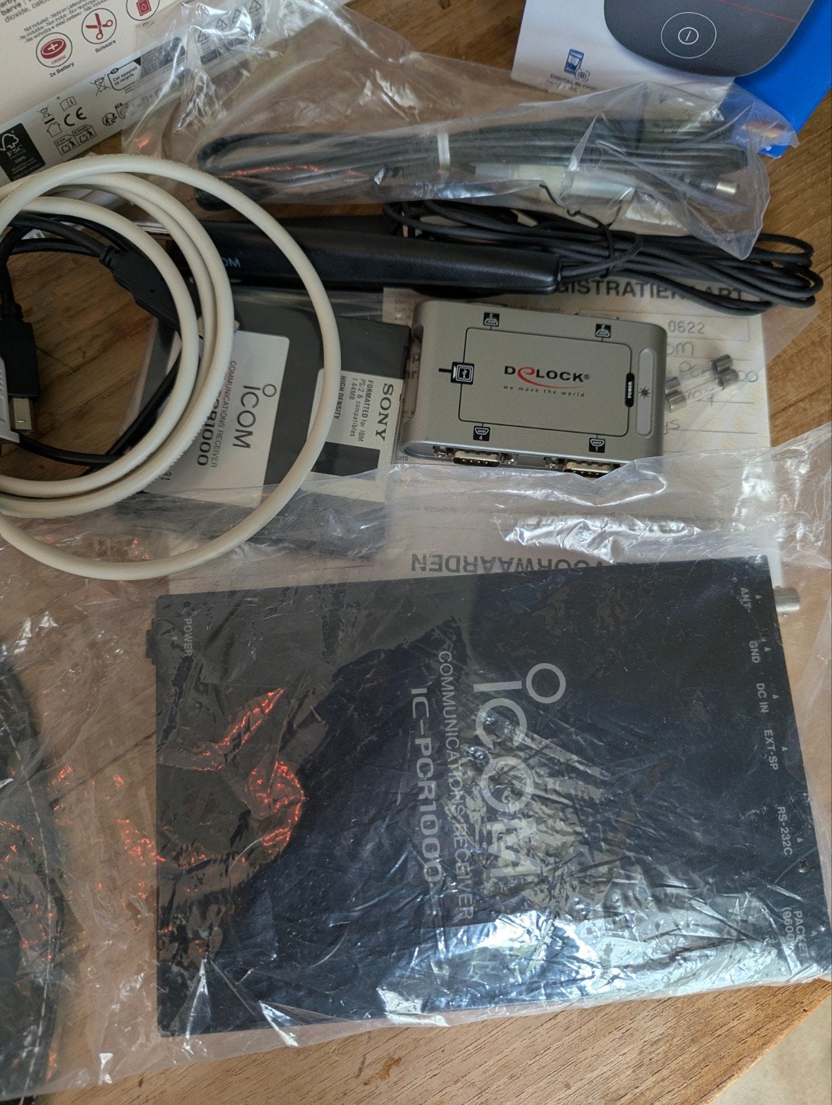 ICOM IC‑PCR1000 breedband ontvanger 10 kHz -1300mhz, Telecommunicatie, Ophalen of Verzenden, Ontvanger