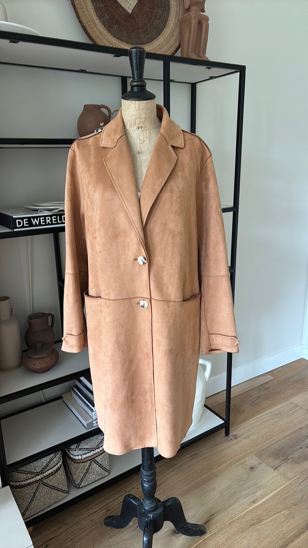 Rino & Pelle tussen jas herfst cognac stretch maat 48, Verzenden, Nieuw, Maat 46/48 (XL) of groter, Overige kleuren
