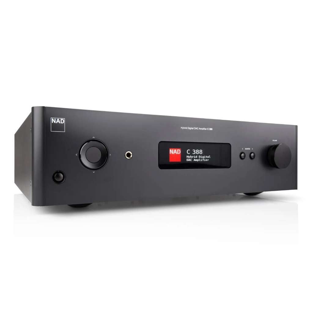 NAD C388 HybridDigital DAC versterker +MDC BluOS 2 streaming, Zo goed als nieuw, 120 watt of meer, Stereo, Ophalen