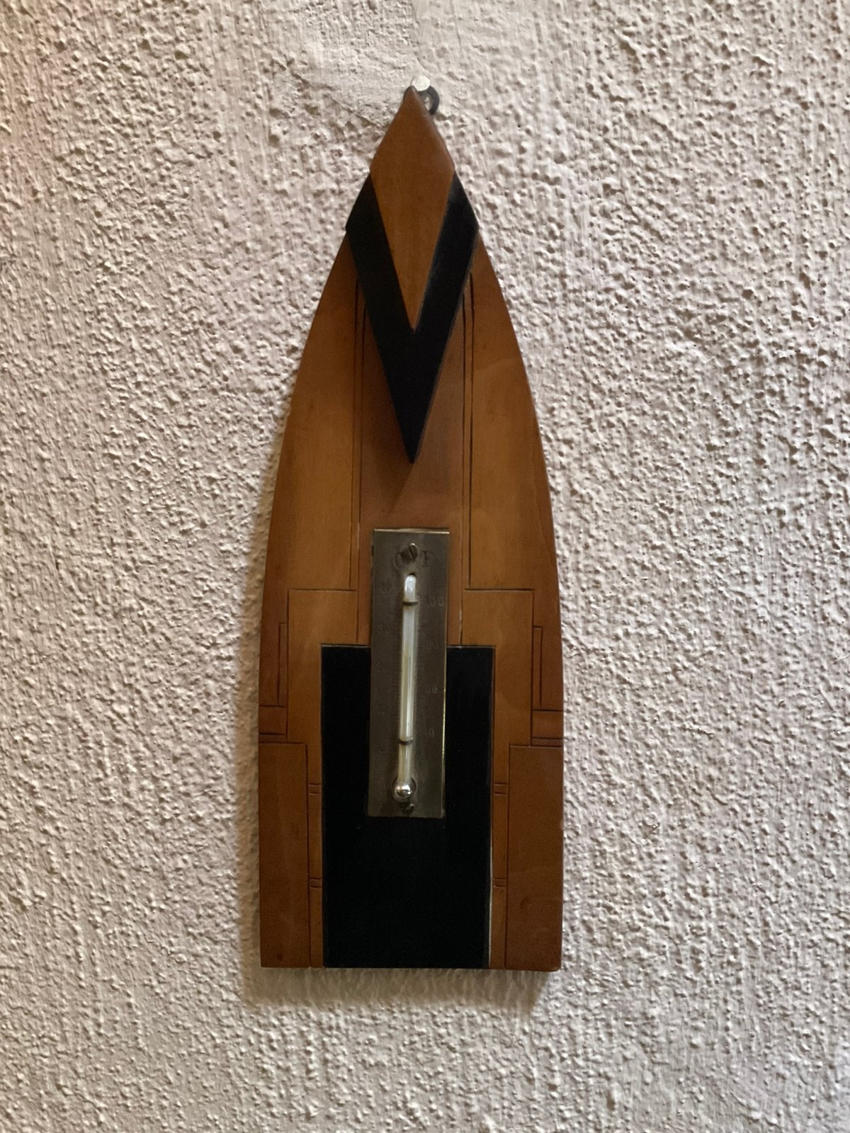 Amsterdamse school Kwik temperatuurmeter, Antiek en Kunst, Ophalen of Verzenden