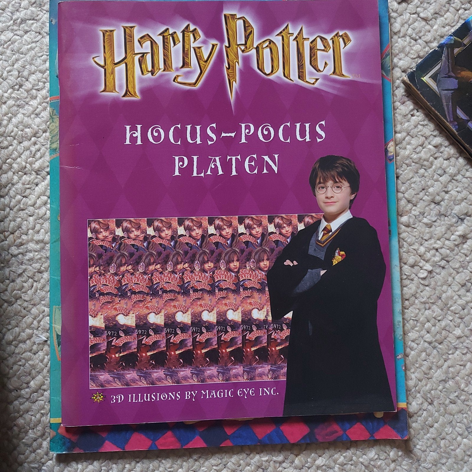 Harry Potter Hocus-Pocus Platen 3D Illusions Magic Eye, Boeken, Ophalen of Verzenden, Zo goed als nieuw, Magic Eye Inc.
