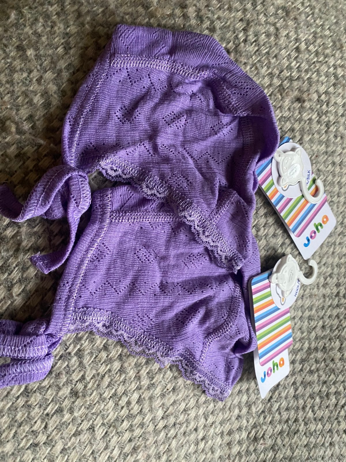 Twee mutsjes Joha wol/zijde 1-4 m, Maat 50, Nieuw, Muts, Verzenden