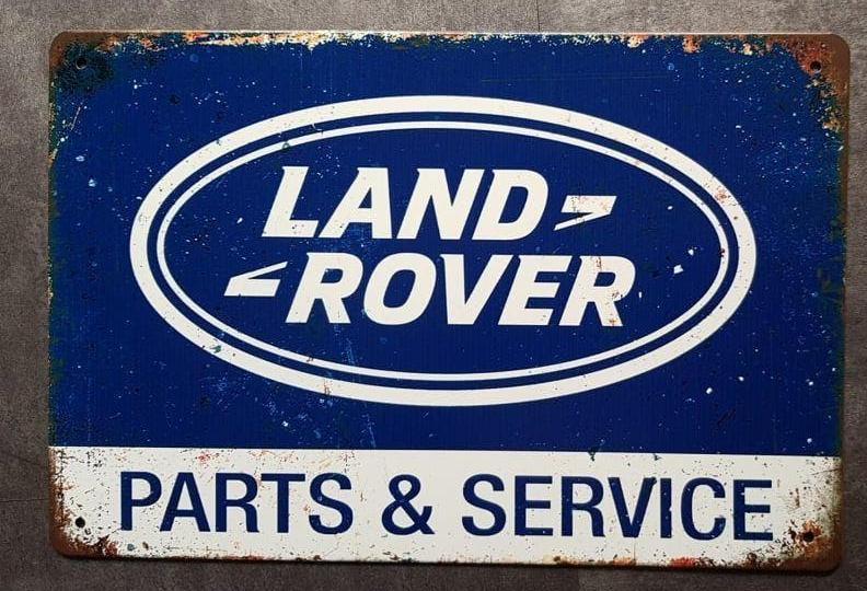 LAND ROVER PARTS & SERVICE RECLAME DECORATIE BORD E/A SALE, Verzamelen, Merken en Reclamevoorwerpen, Eu, Eu, Nieuw, Ophalen of Verzenden