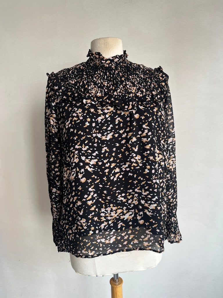suncoo blouse maat 2 zwart, Kleding | Dames, Maat 38/40 (M), Verzenden, Zwart, Zo goed als nieuw